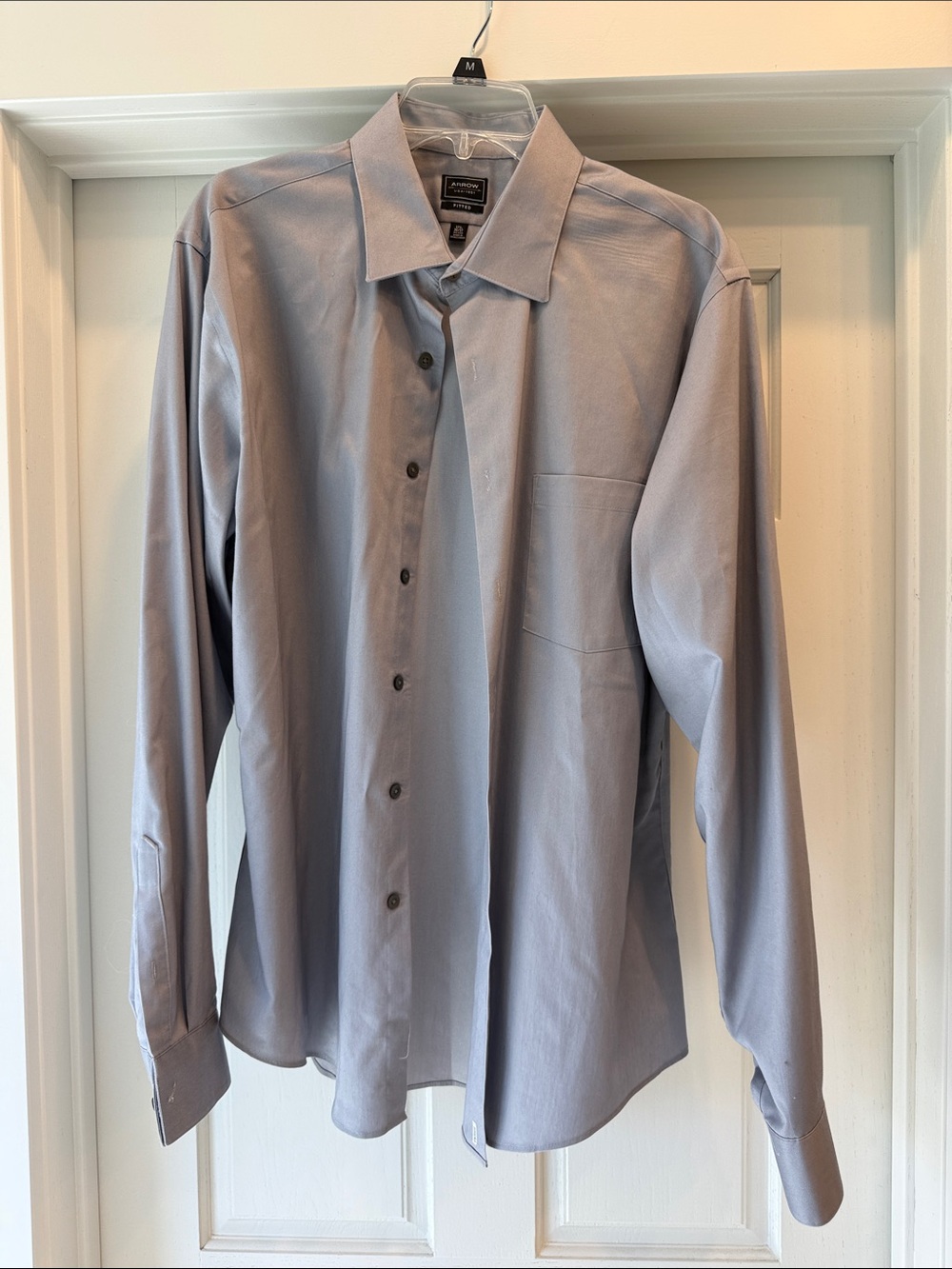 Arrow Men's Light Blue Long Sleeve Dress Shirt